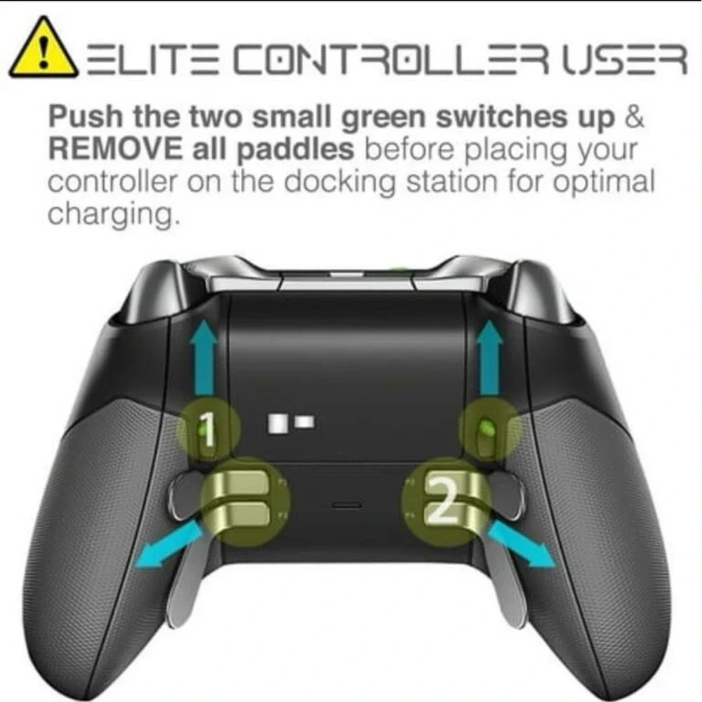 Fosmon C10659 Dual‎ PRO Controller Charger for Xbox One/One X/One S